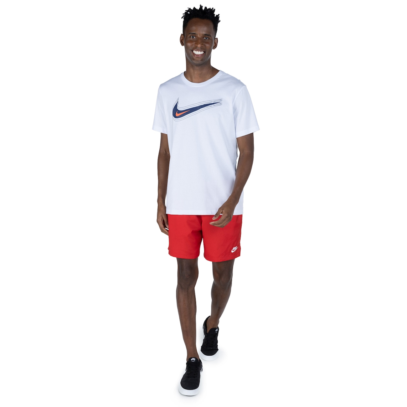 camiseta nike masculina manga curta oc swoosh