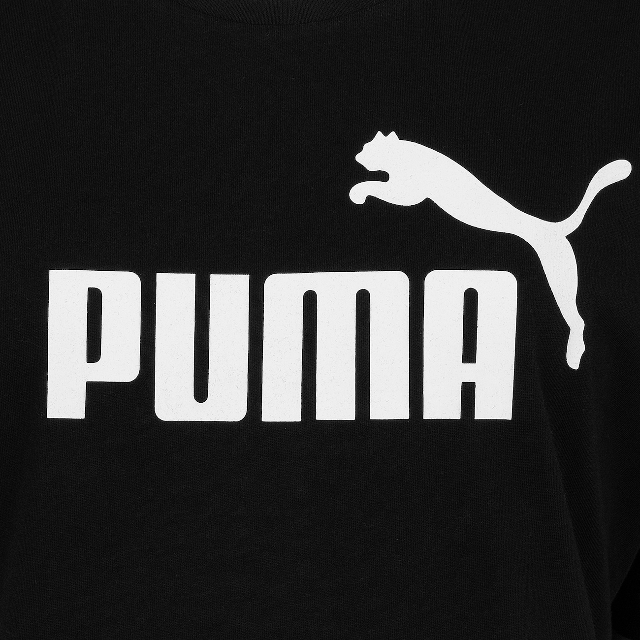 Blusa Feminina Manga Curta Cropped Puma Essentials Logo Tee - Video 1