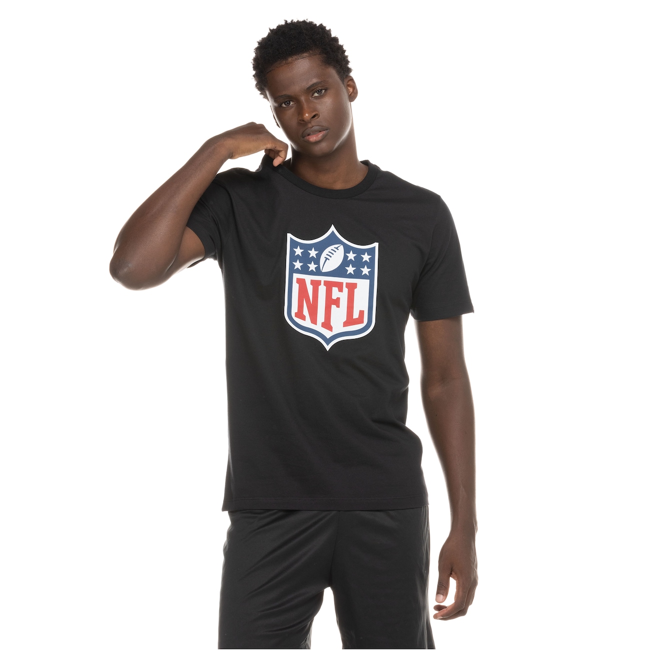 Camiseta New Era NFL Futebol Americano Basica Cinza