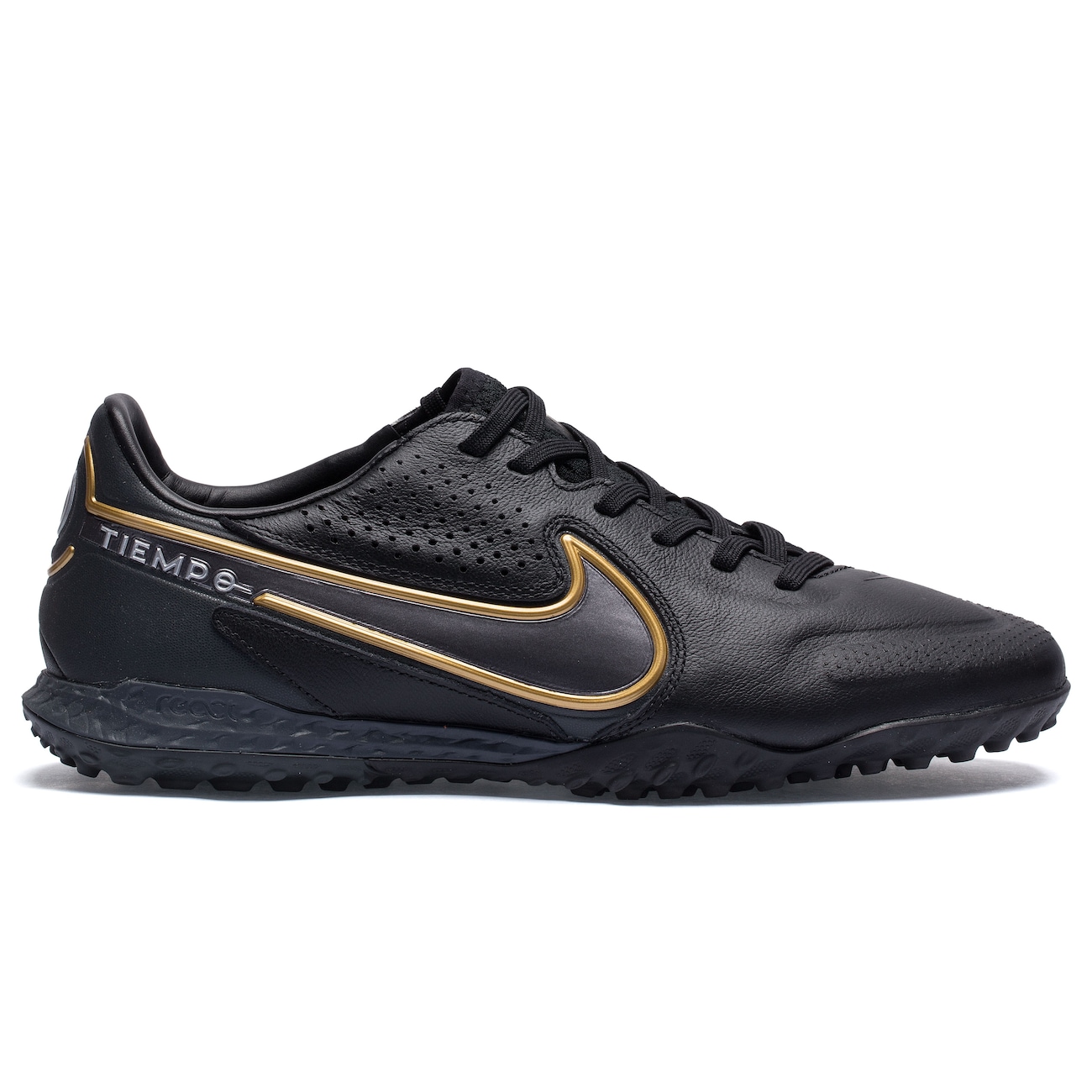 シューズ Nike React Tiempo Legend 9 Pro TF black Chuteira Society Adulto Nike React Tiempo Legend 9 PRO | Centauro