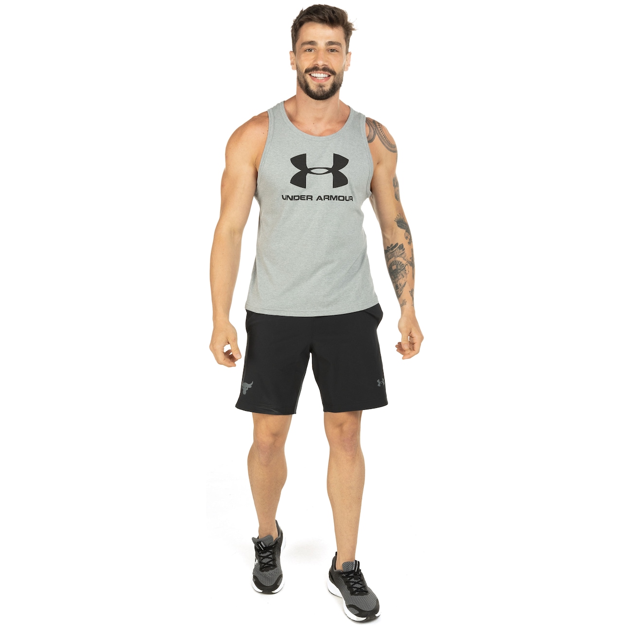 Camiseta Regata Masculina Under Armour Sportstyle Logo Tank em Promoção