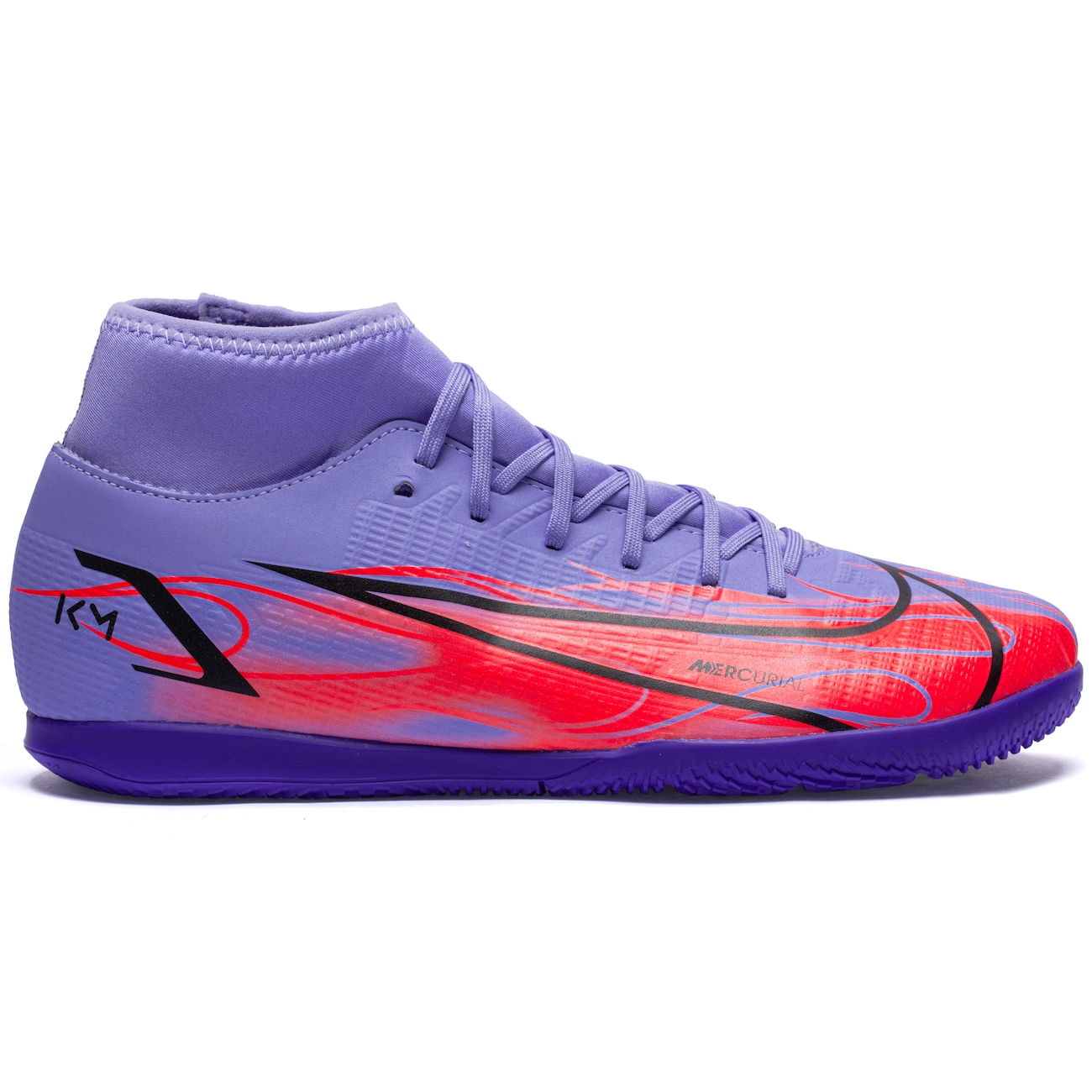 Chuteira do Kylian Mbappé Futsal Nike Mercurial Superfly 8 Club