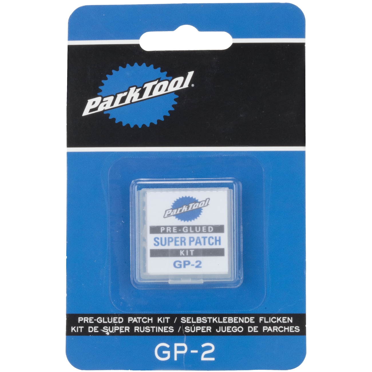 Park Tool GP-2 Super Patch Kit - 6 Schlauchflicken Set Für Fahrradreparaturen