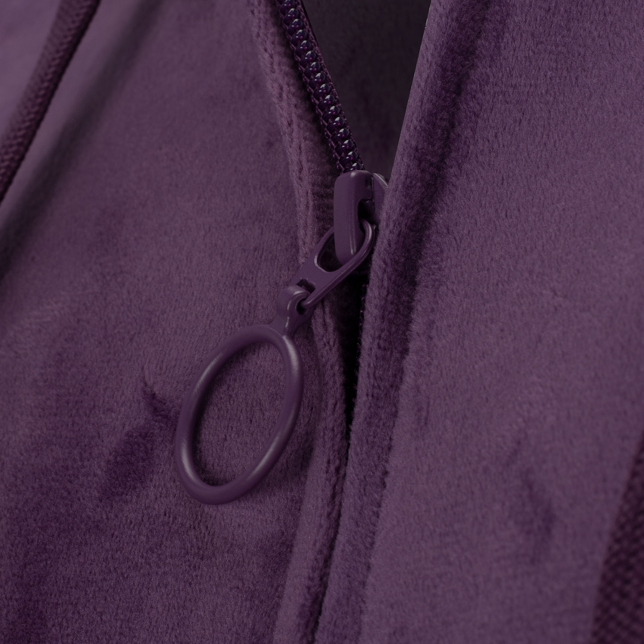 Jaqueta de Plush Feminina Oxer com Capuz e Bolso - Video 1