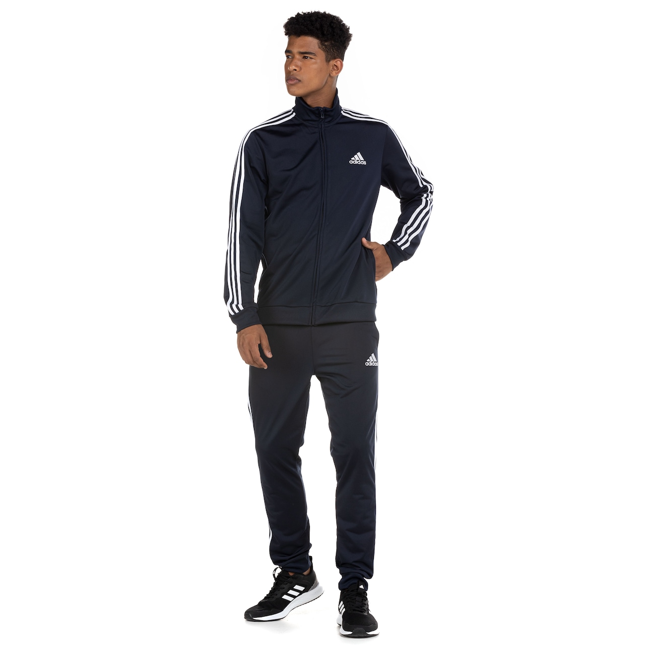 Agasalho adidas 3 Listras - Masculino