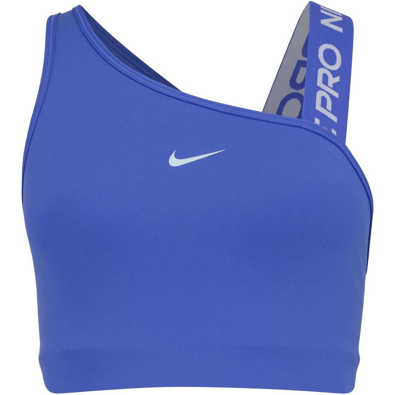 Top Nike PRO Dri-FIT Swoosh Asymmetric Bra Feminino - Produtos