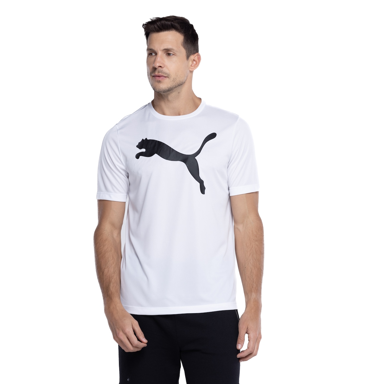 Camiseta Puma Manga Curta Active Big Logo - Masculina