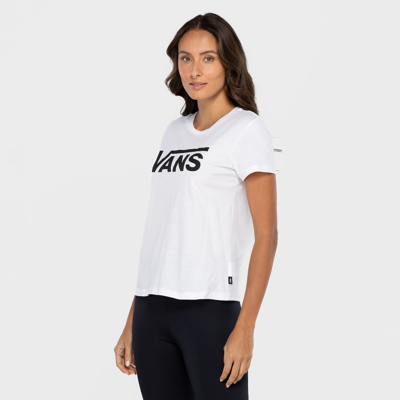 Camiseta Vans Manga Curta Flying V Crew Tee - Feminina - Video 1