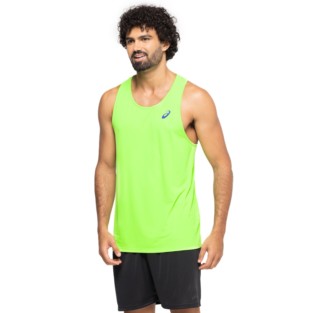 Camiseta Regata Masculina ASICS Refletivo Yokohama