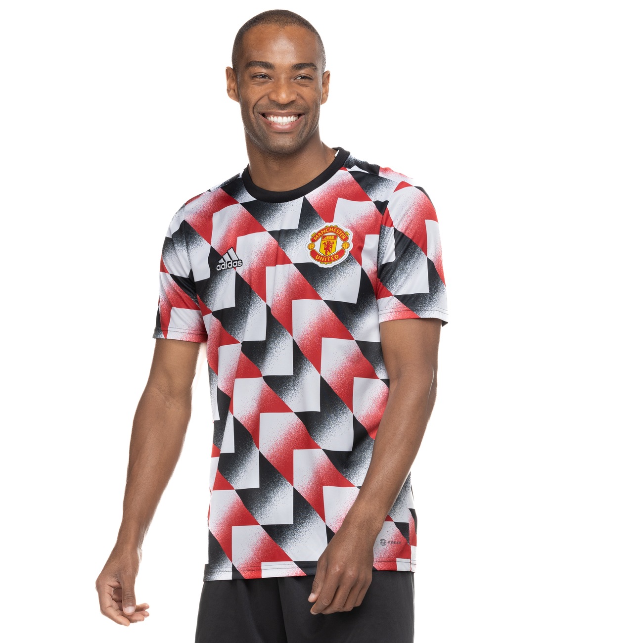 Camisa Adidas Manchester United Pre Jogo - masculino - adulto Preto