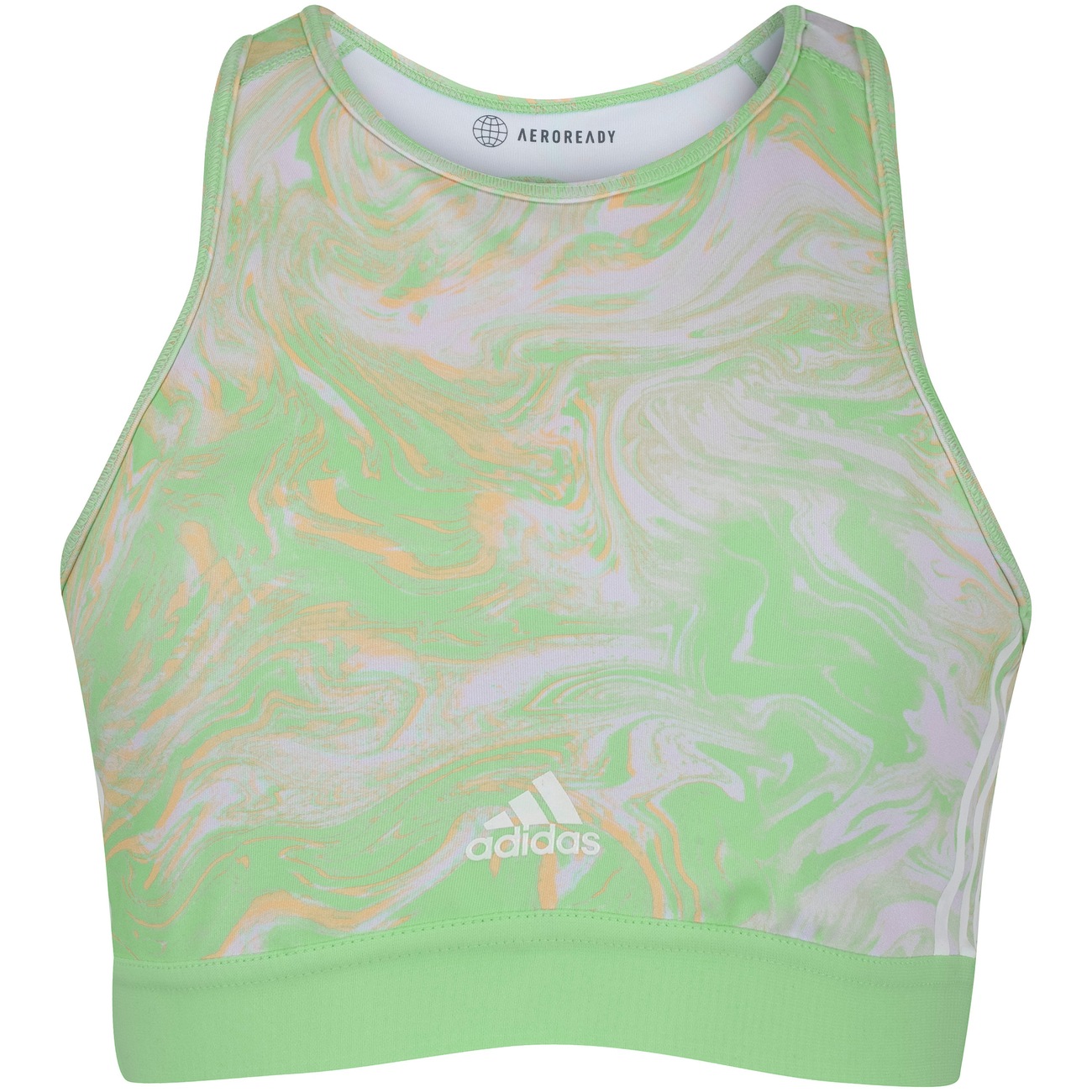 Top Fitness com Bojo adidas Suporte Leve Hyperglam Q2 - Adulto - Video 1