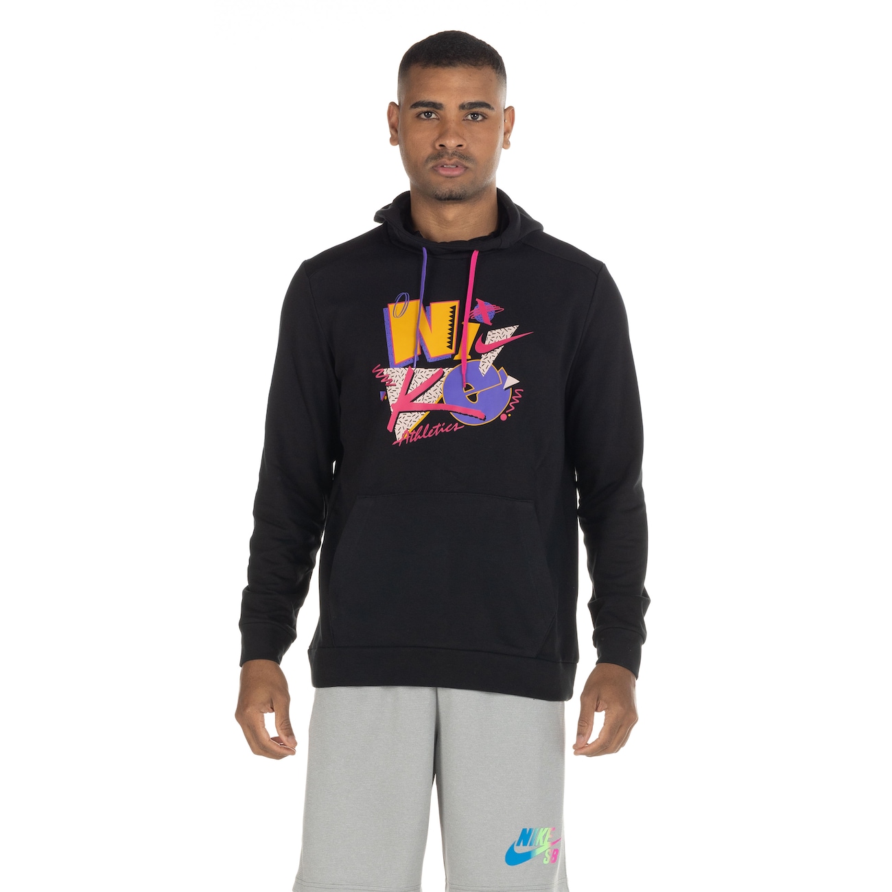 Athletics Branca Camisa Nike Moletom Blusão Nike Com Capuz Dri-Fit