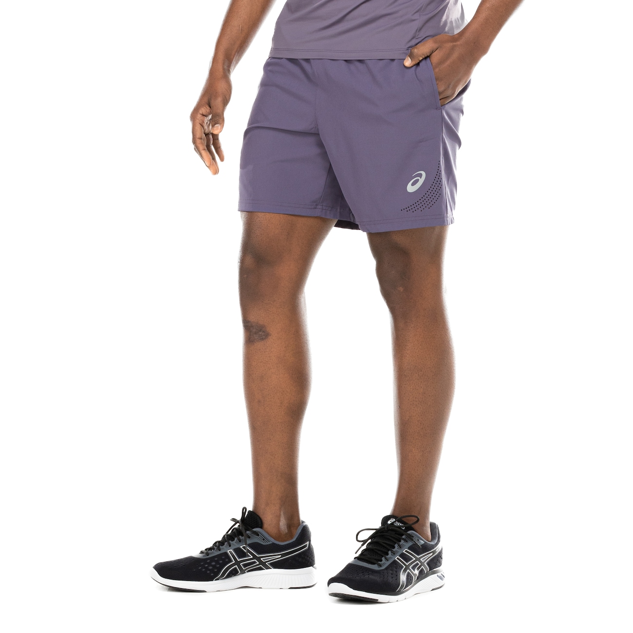 Bermuda Masculina ASICS 7 Recorte Respirável Lase