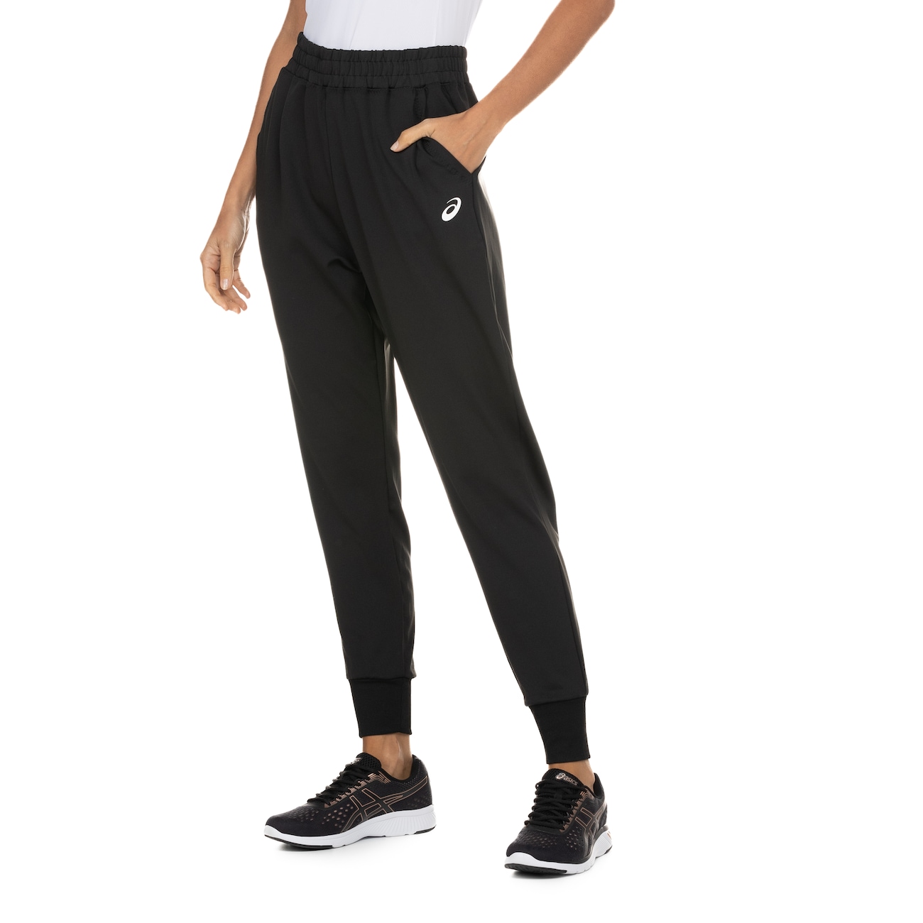 Calça Jogger ASICS em Malha - Feminina em Promoção