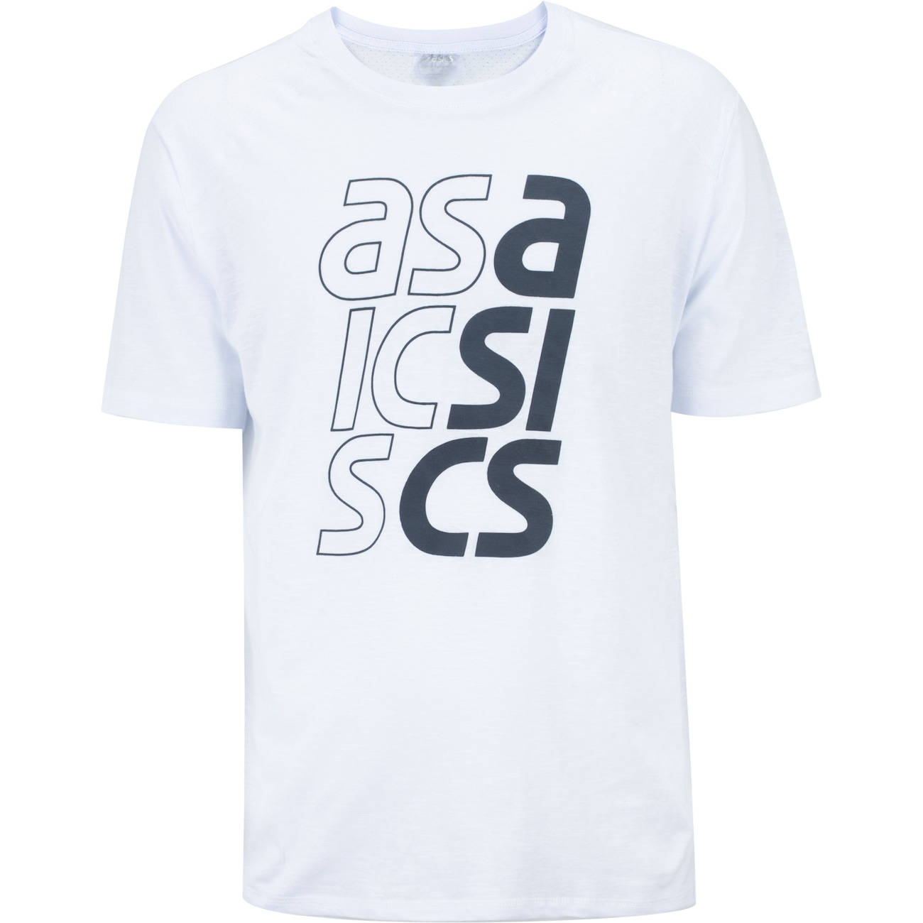 Camiseta Masculina ASICS Manga Curta Recortes