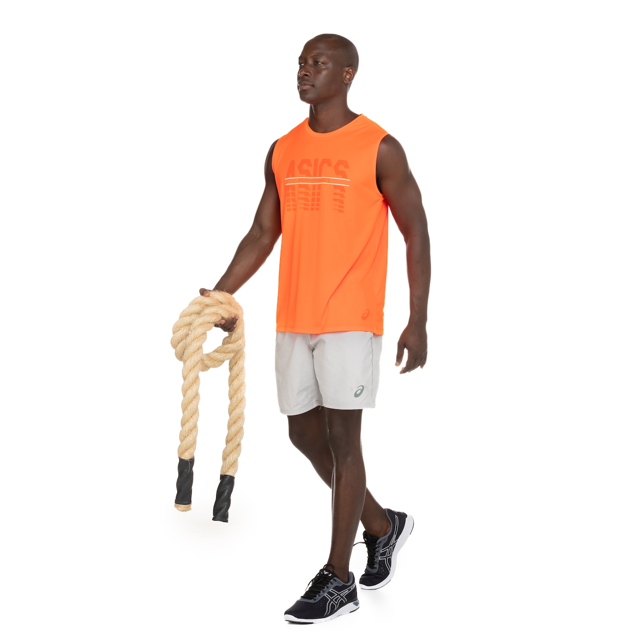 Camiseta Regata Masculina ASICS Logo Performance - Video 1