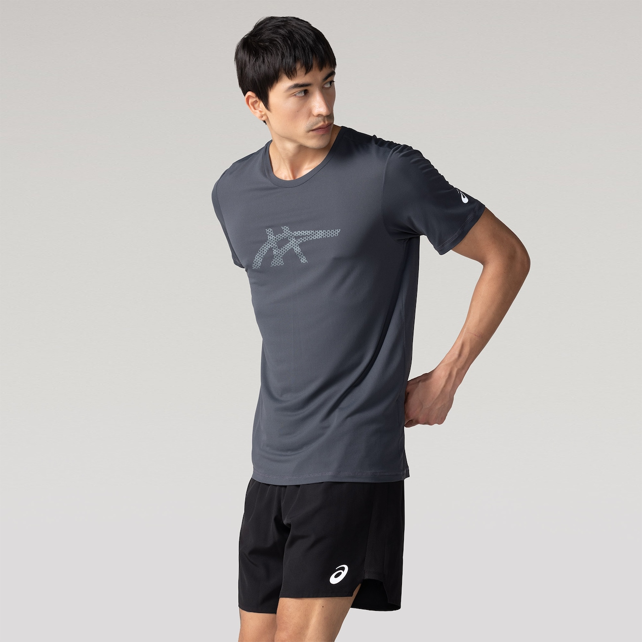 Camiseta ASICS Manga Curta Light Nagoya - Masculina | Centauro