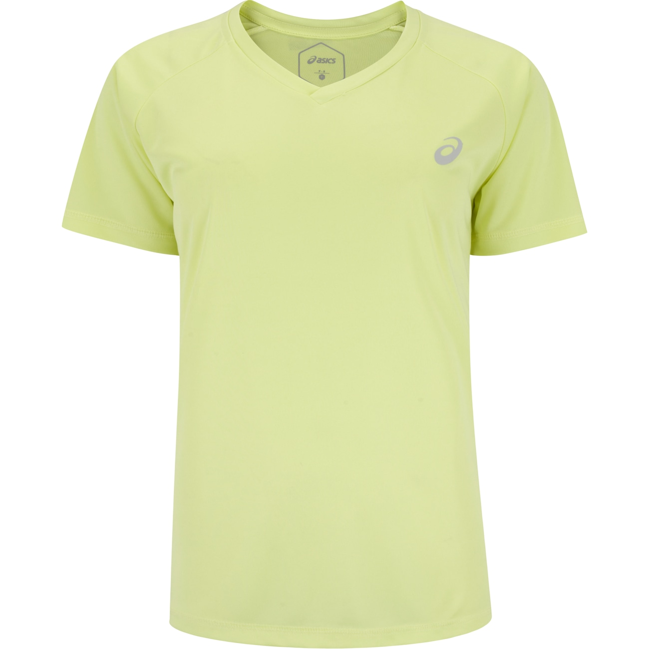 Camiseta ASICS Manga Curta Basic Logo Feminina