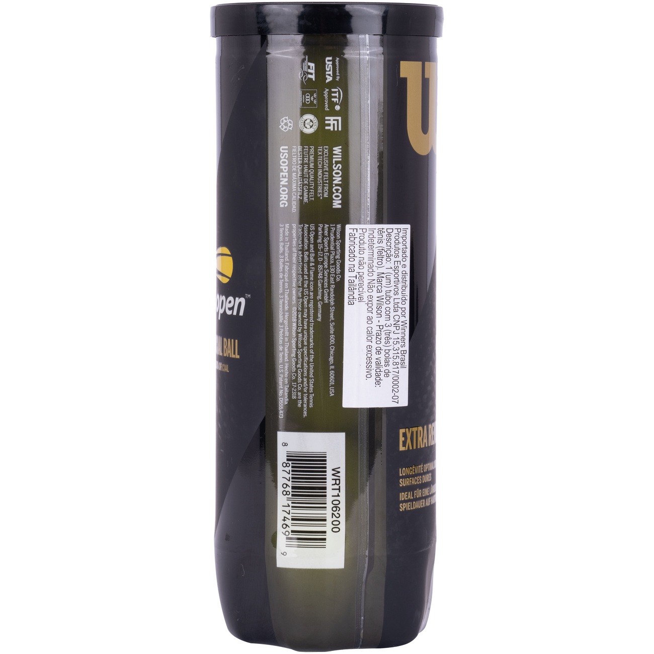 Bola de Tênis Wilson US OPEN XD TB3 Unidades Centauro