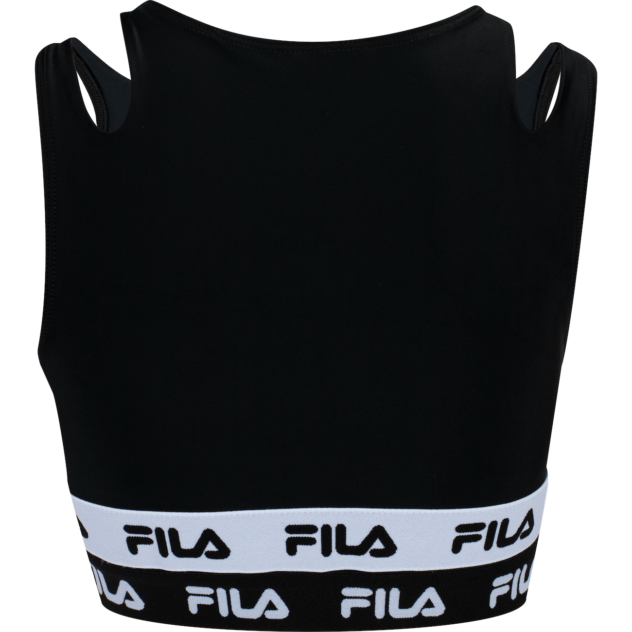 Top Fitness Sem Bojo Fila Baixa Sustentação Double Elastic - Adulto - Video 1