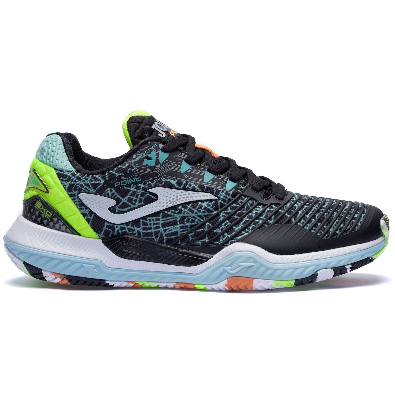 Chaussures De Sport Joma Point 2151 WPT Noir Bleu – Padel Haute Performance