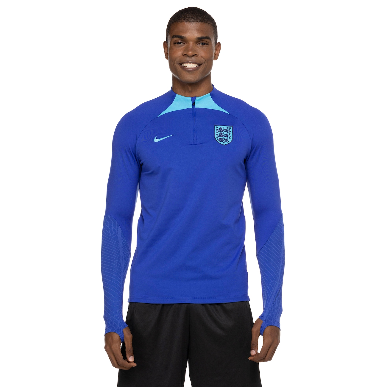 Camiseta Inglaterra Manga Longa Dri Fit Strk Nike Masculina Centauro