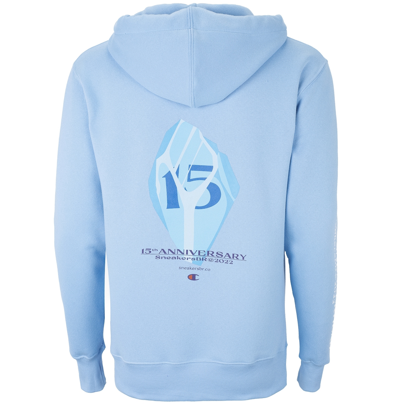 Blusa de Moletom Masculina Champion com Capuz Colab Snbr Super Fleece - Video 1