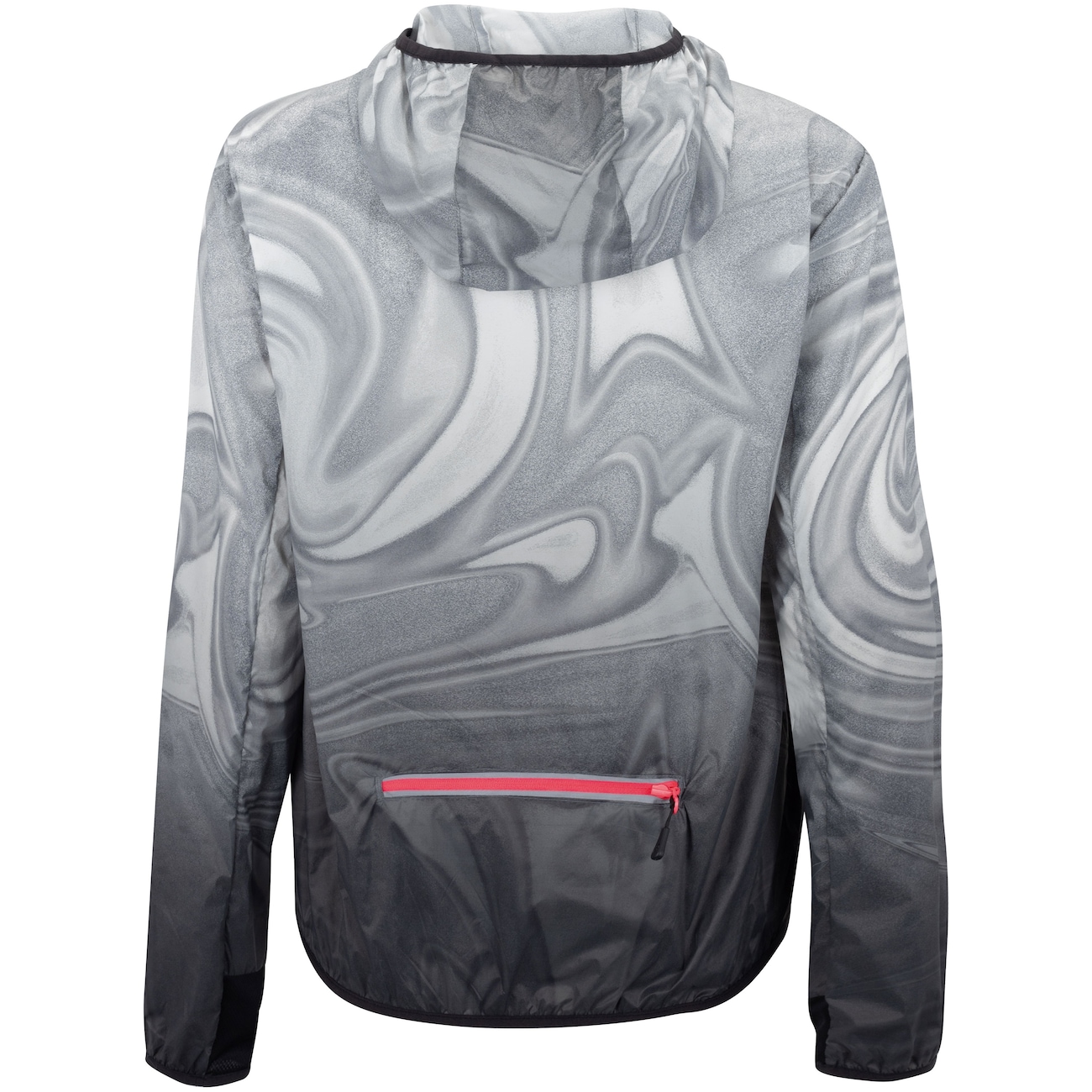 Jaqueta Corta-Vento Feminina ASICS com Capuz Toyama Estampa Sumi Packable - Video 1