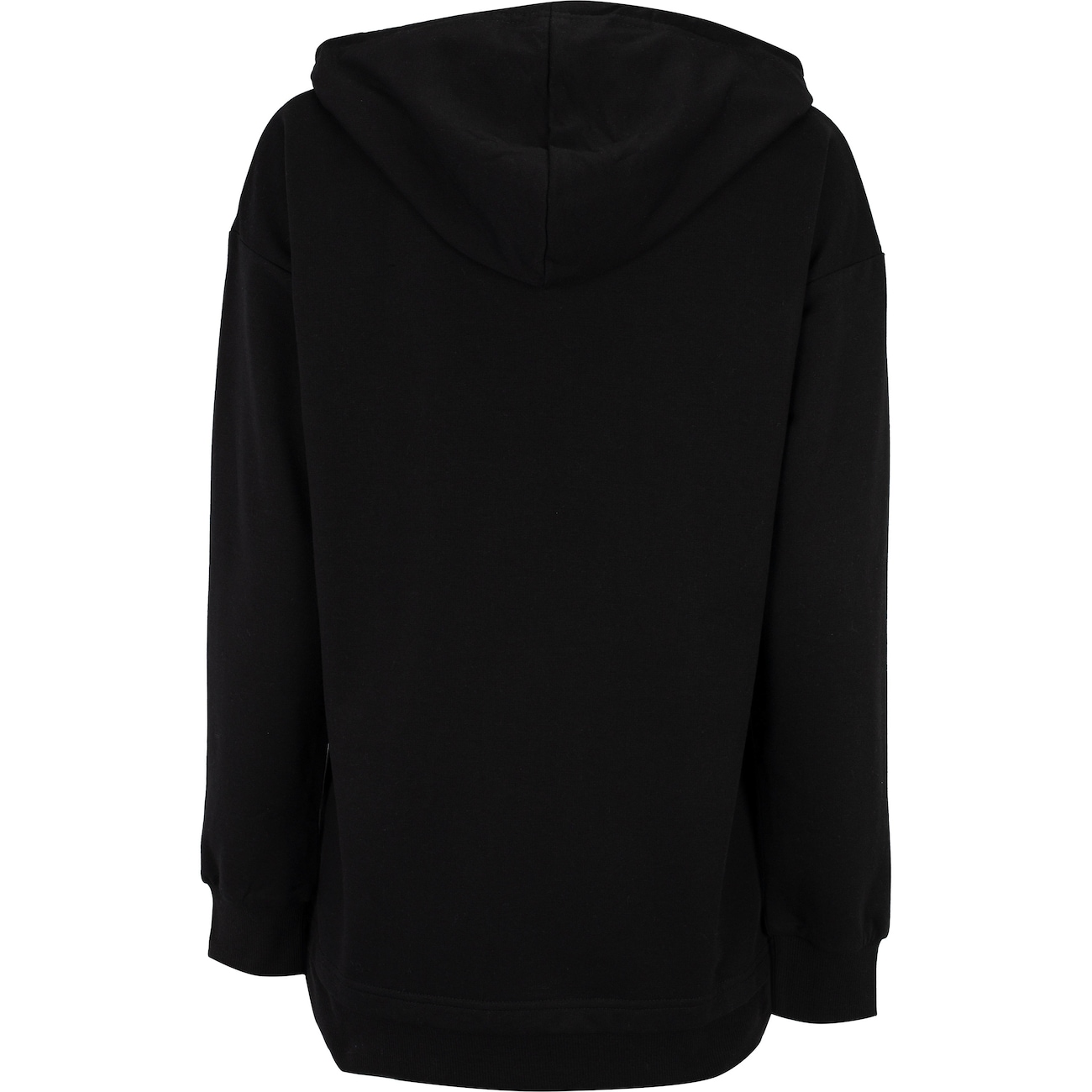 Blusa de Moletinho Feminina Oxer Alongado com Capuz - Video 1