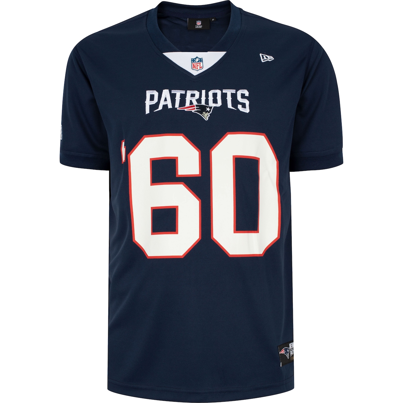 Camiseta do New England Patriots NFL New Era Unissex Jersey Core