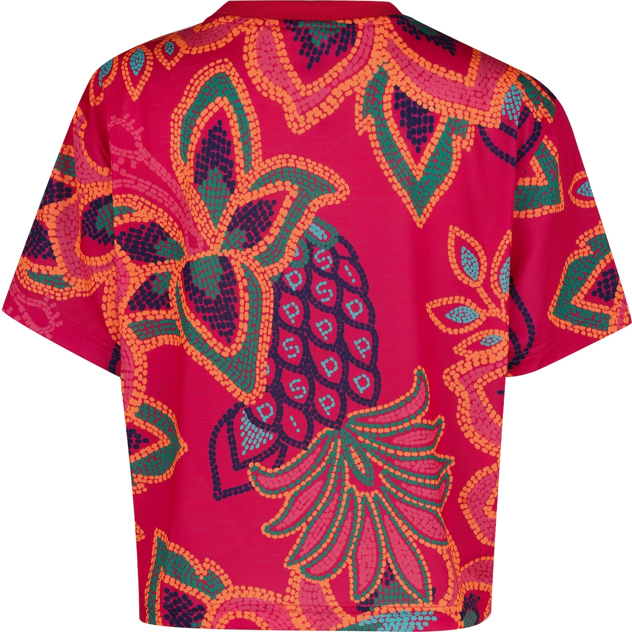 Camiseta adidas Manga Curta Farm - Feminina - Video 1