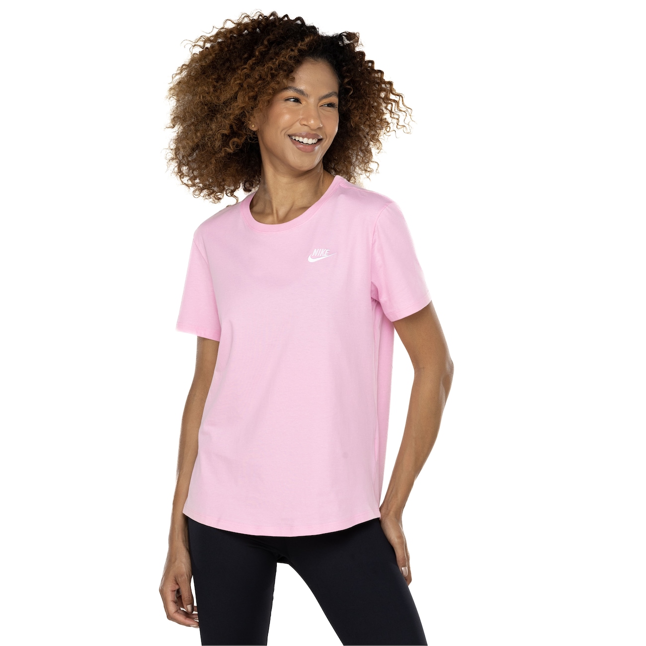 Camiseta Feminina Nike Manga Curta Sportswear Club