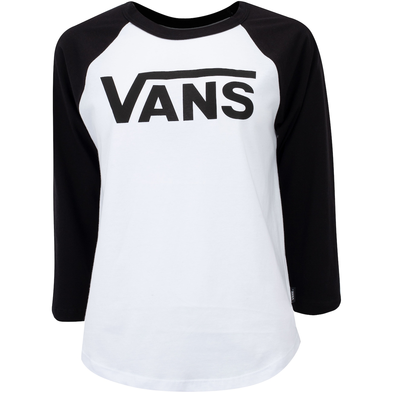 Camiseta Feminina Vans Manga Longa Flying LS Raglan em Promoção