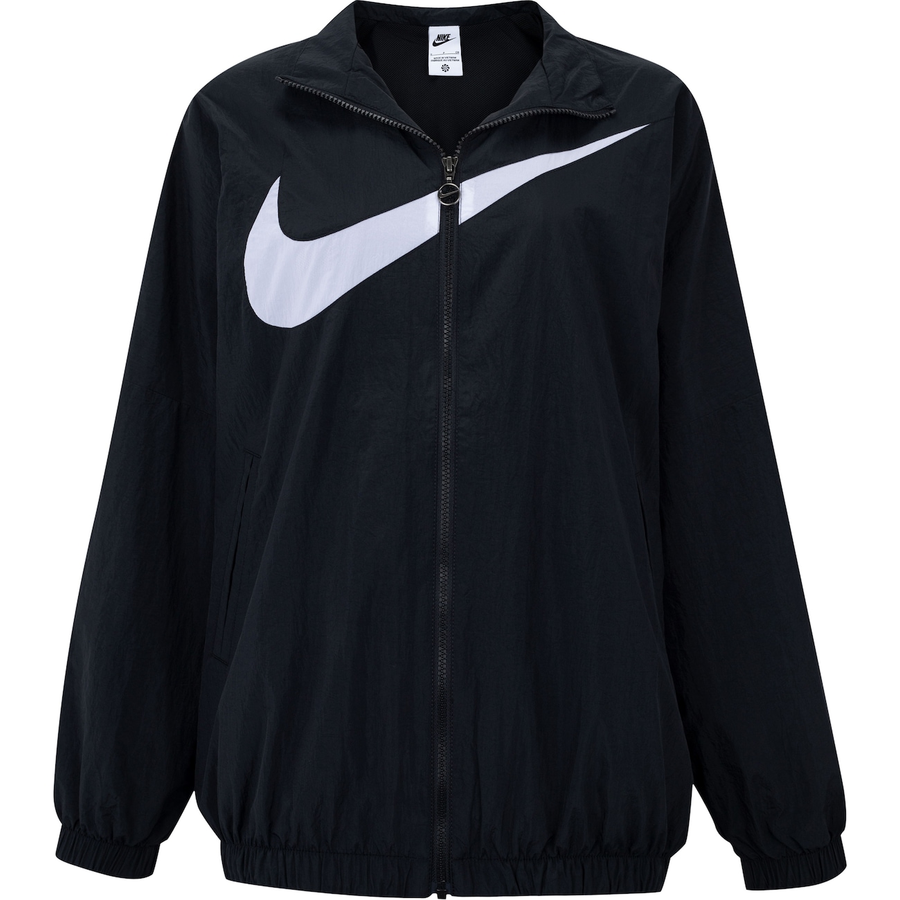 Jaqueta Nike Sportswear Essential Windrunner Woven Feminina - Preto  Fosco+Grafite