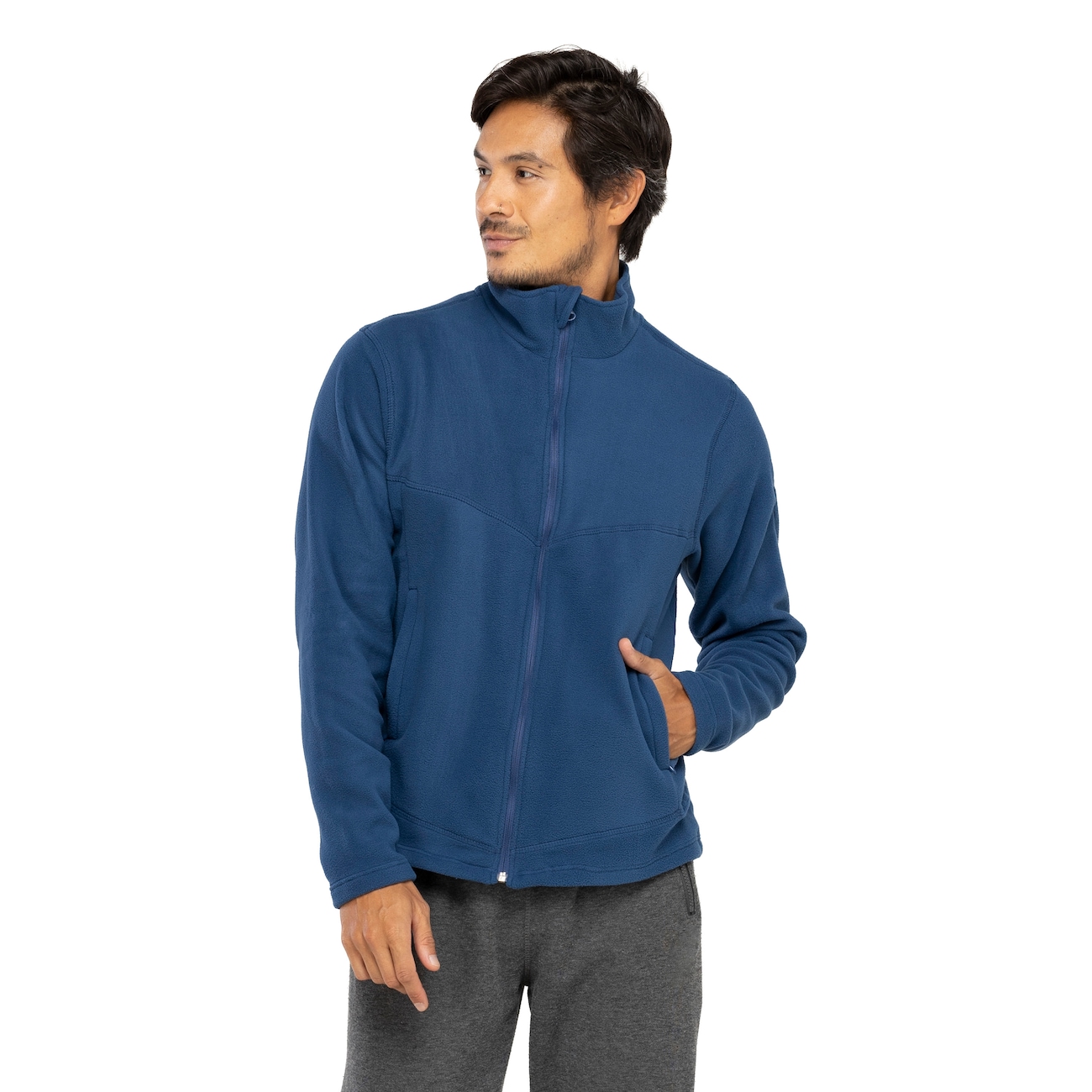 FLEECE SALOMON POLAR LT FZ M NAVY MASC | Centauro