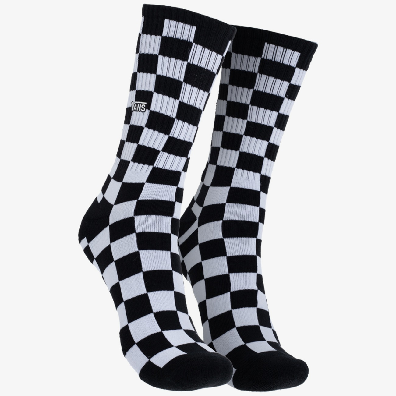 Meia Vans Cano Alto Checkerboard Crew II | Centauro