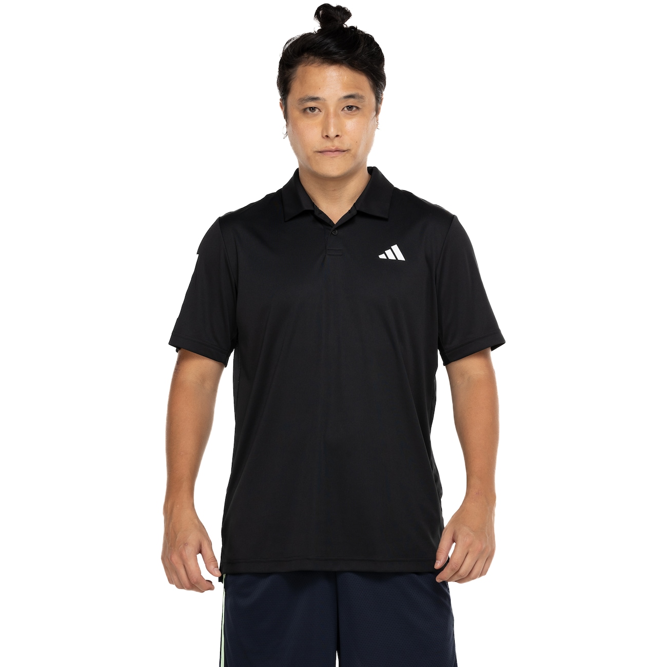 Camisa Polo Masculina adidas Manga Curta Club 3 Stripes