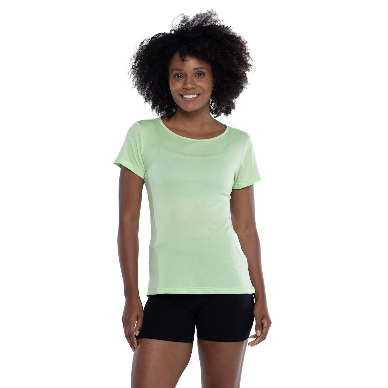 Camiseta Feminina Oxer Manga Curta Basica Jogging New II