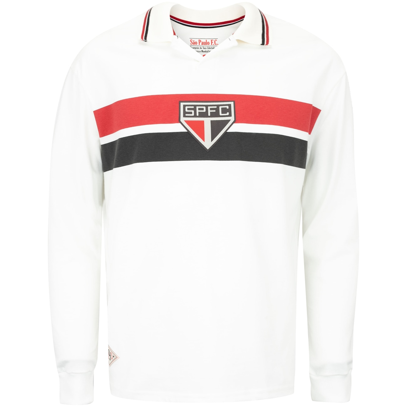 Camisa Polo do São Paulo Masculina Manga Longa Retrô 1993 Centauro