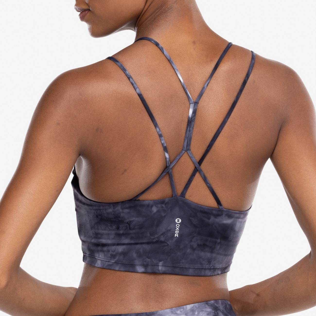 Top Fitness com Bojo Removível Oxer Baixa Sustentação Alongado Heat Tie Dye Adulto - Video 1