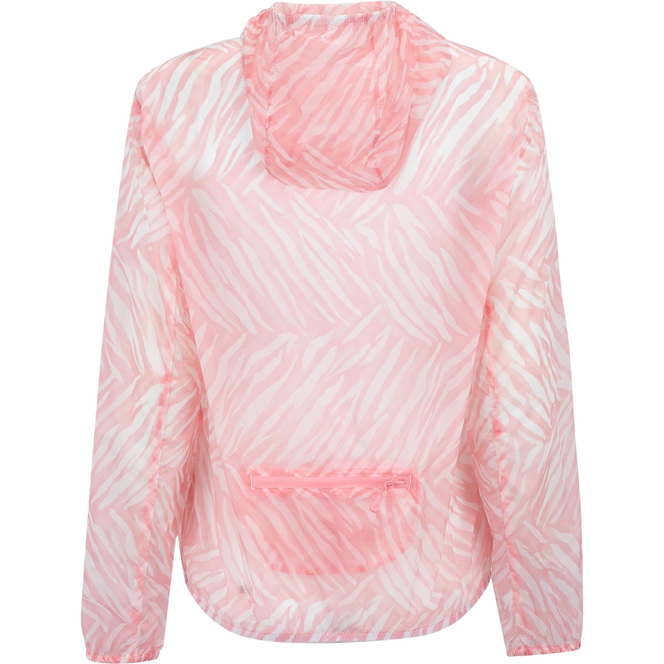 Jaqueta Feminina ASICS Com Capuz Osaka Packable Estampa Zebra - Video 1