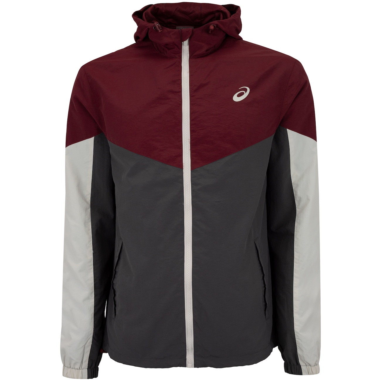 Jaqueta Masculina ASICS com Capuz Recortes em Promoção | Centauro