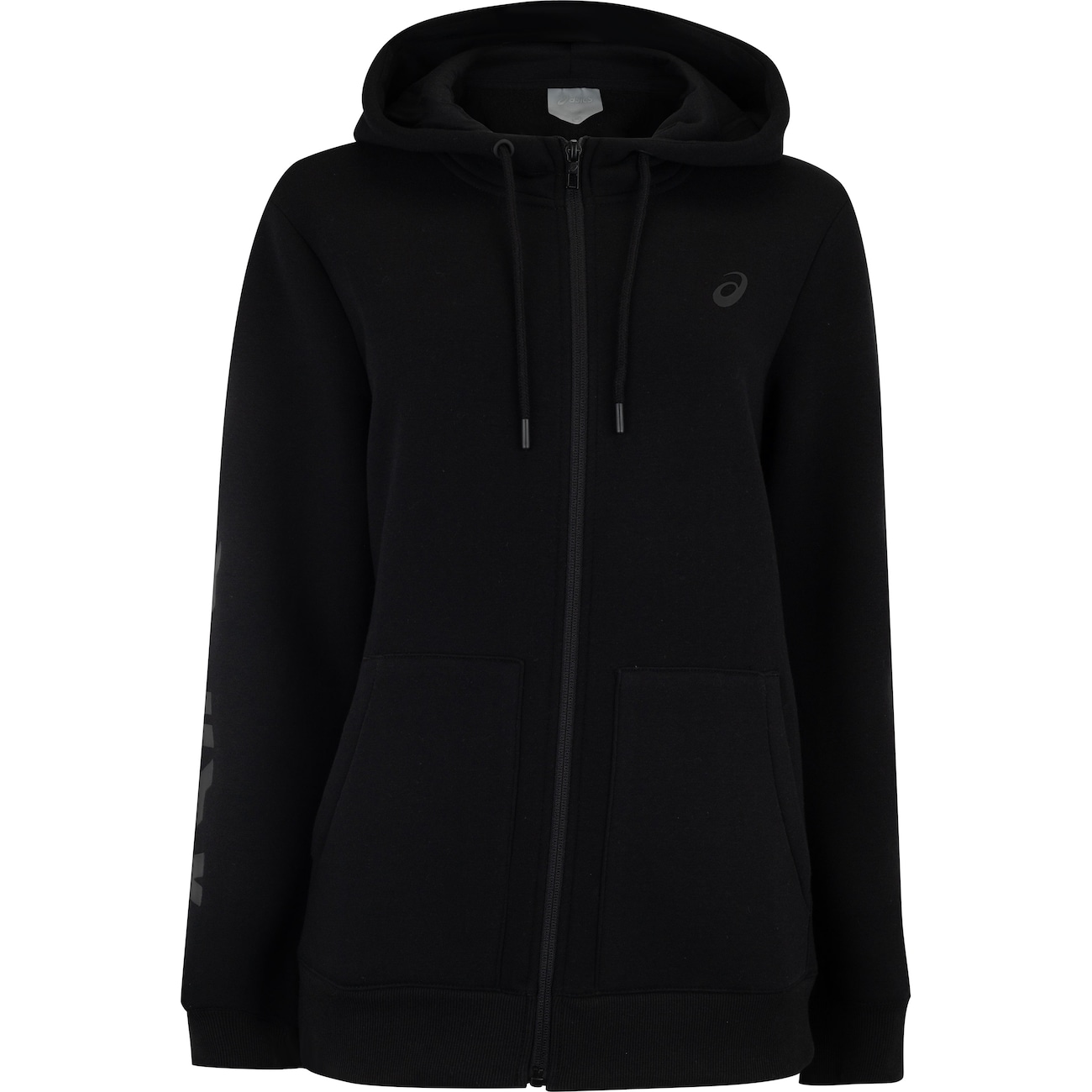 Jaqueta de Moletom Feminina ASICS com Capuz Canguru Fleece
