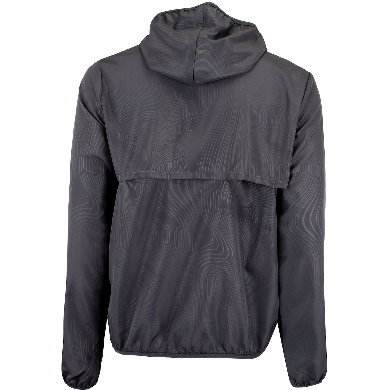 Jaqueta Corta-Vento Masculina Oxer com Capuz Tecido Plano Heat Embossed - Video 1