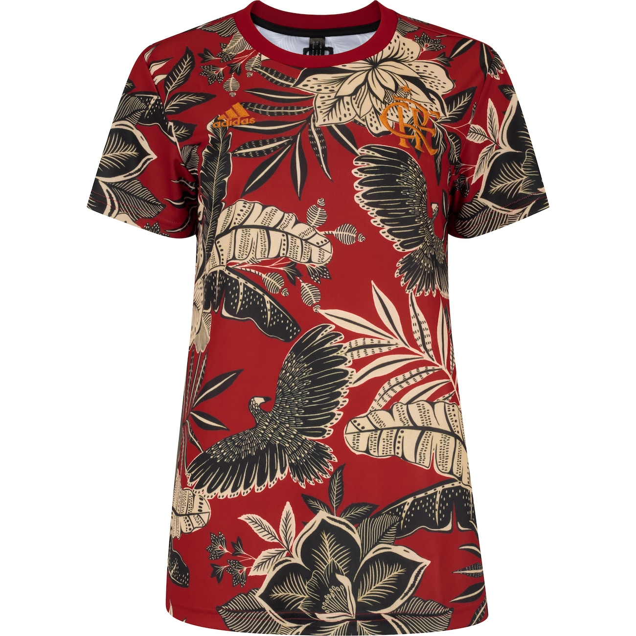 Camisa do Flamengo X Farm Rio adidas Feminina Pré Jogo