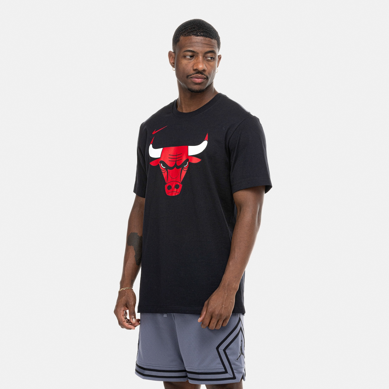 Camiseta do Chicago Bulls Nike Masculina Essentials Logo SS em