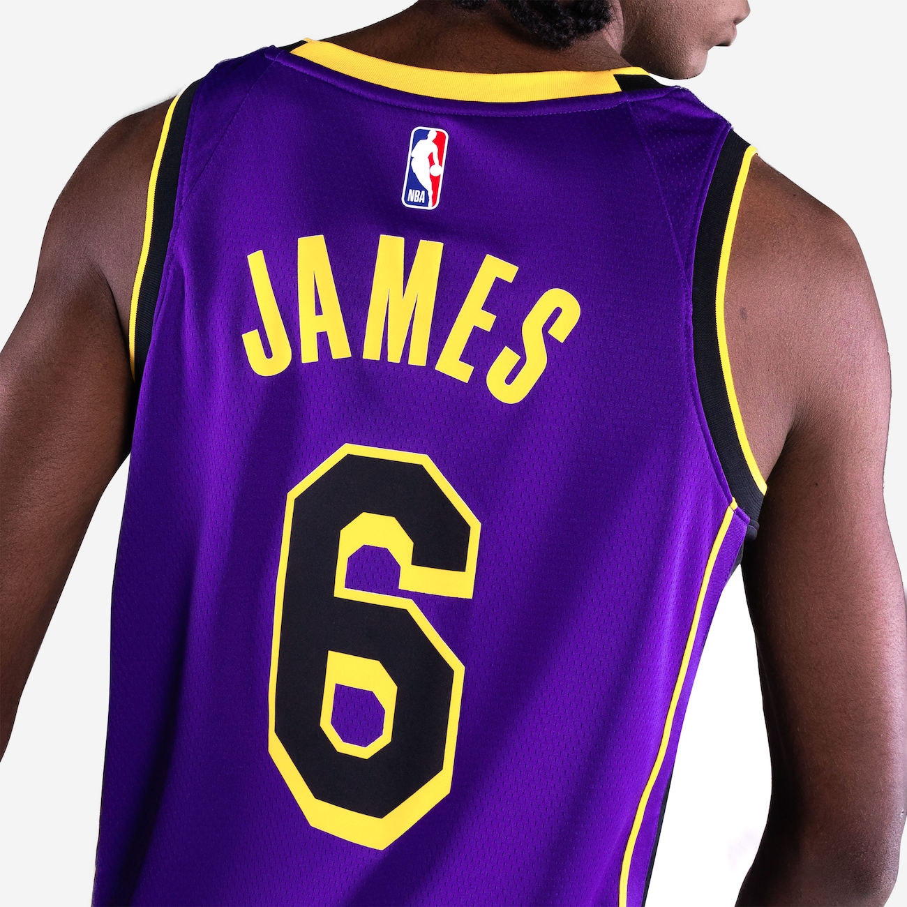 Camiseta Regata Los Angeles Lakers Nike Masculina Dri-Fit Jersey Swgmn STM 22 - Video 1