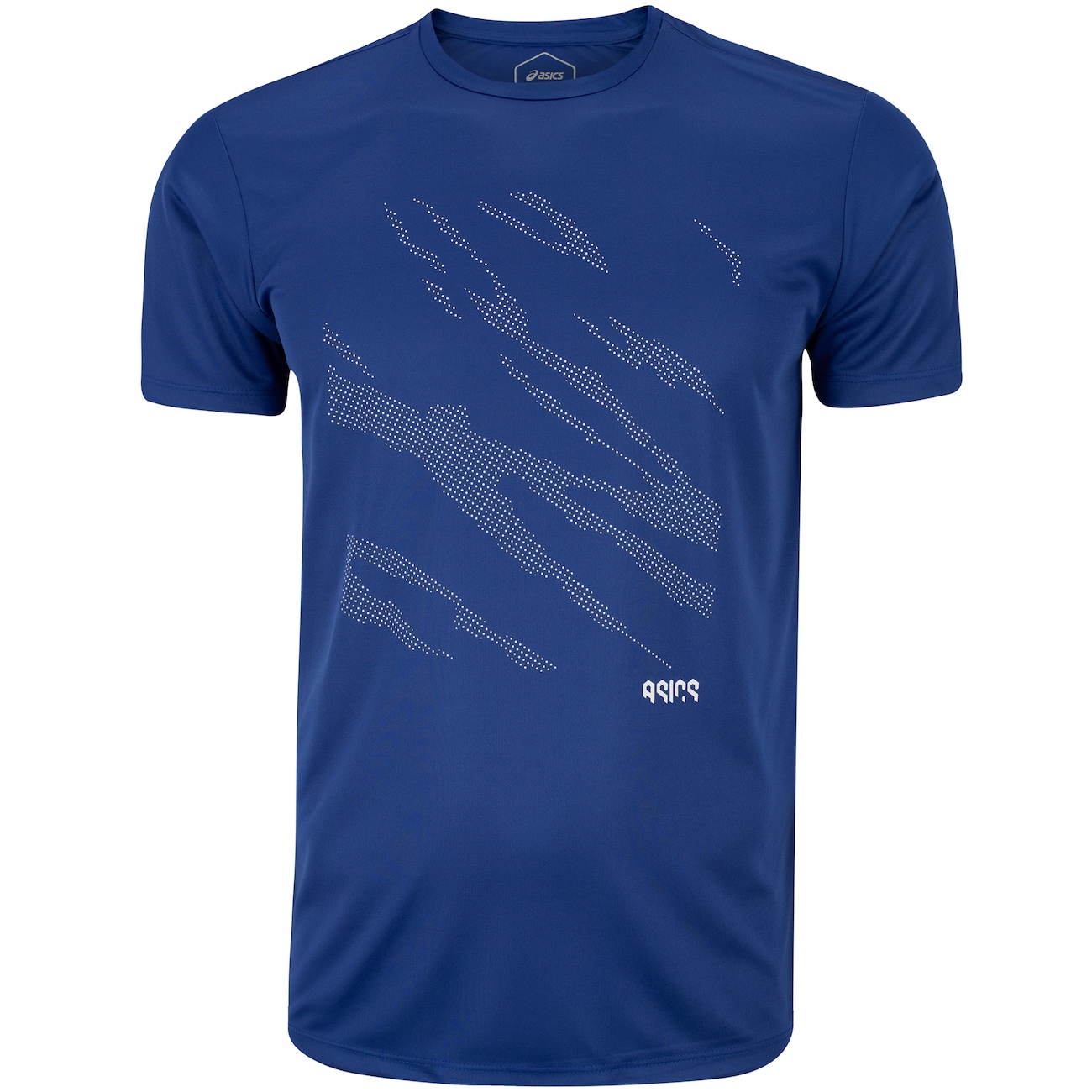 Camiseta Masculina ASICS Manga Curta Anti Odor Estampa Treino