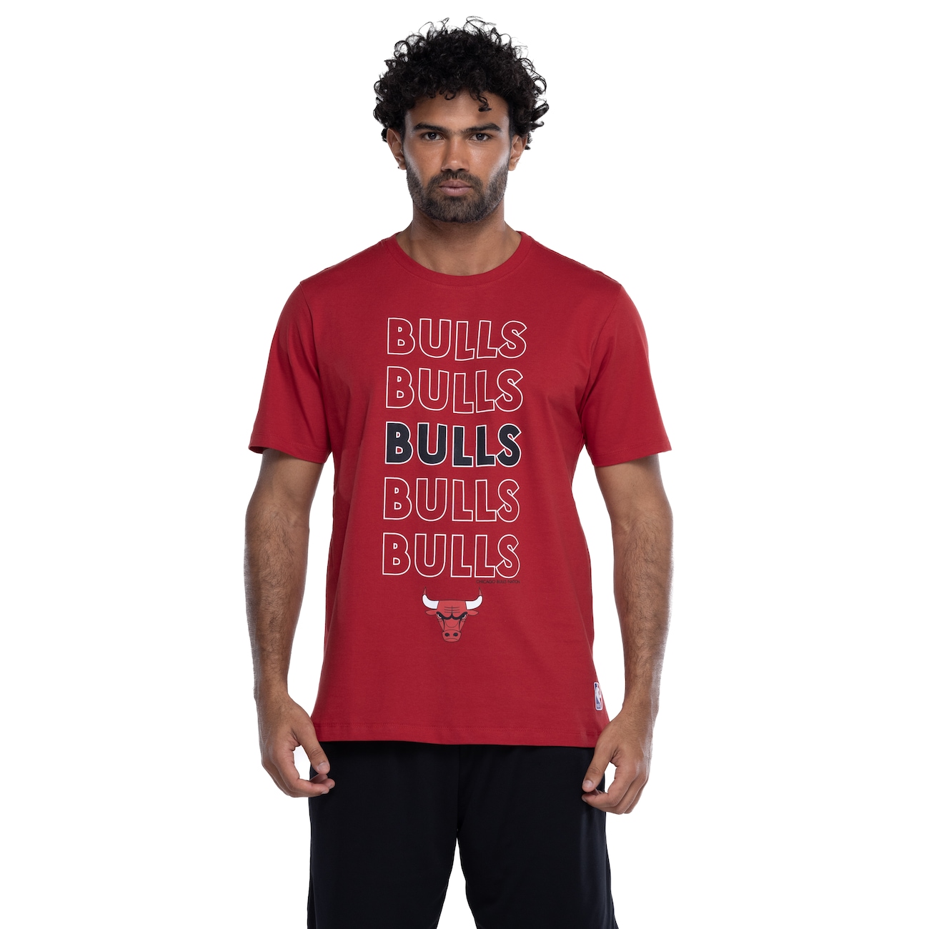 Camiseta do Chicago Bulls Masculina NBA Contour