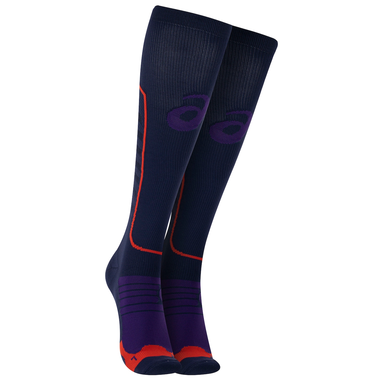 Meia de Compressão Cano Alto Tamanho 39-44 ASICS Adulto